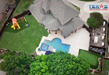 Pool and Patio Remodel in Allen, TX