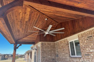 Tongue and Groove with Ceiling Fan in Fort Worth, TX