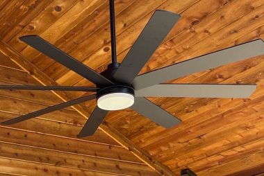 Ceiling Fan with Tongue and Groove in Lewisville, TX