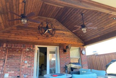 Tongue and Groove with Ceiling Fans in Carrollton, TX