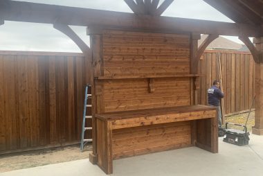 Cedar Work Bench in Celina, TX