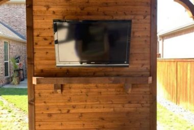 Cedar TV Wall in Allen, TX