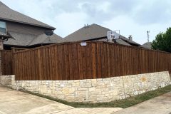 Stone Retaining Wall in McKinney, TX