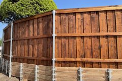 Pine Retaining Wall in Plano, TX