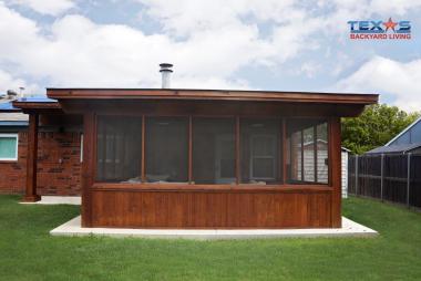 Screened In Patio in Frisco, TX