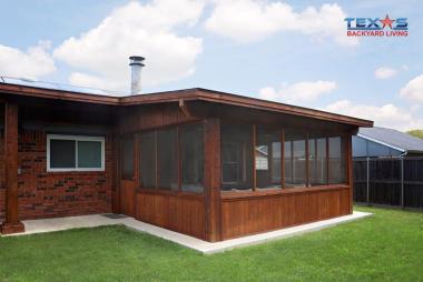 Screened In Patio in Frisco, TX