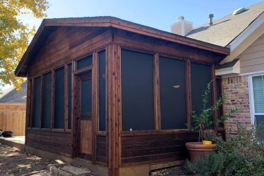 Screened In Patio in Allen, TX