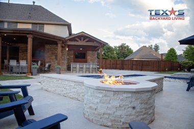 Platinum Ice Veneer Outdoor Fire Pit