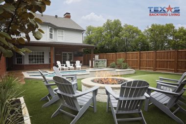 Cream Lueder Stone Outdoor Fire Pit