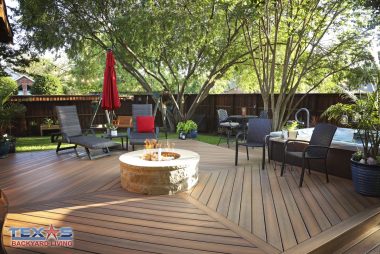 Austin Nicotine Stone Outdoor Fire Pit