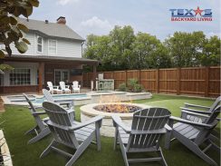 Outdoor Living Area - Texas Backyard Living