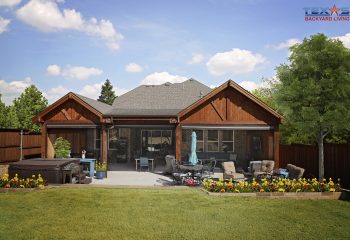 Shed With Gable Patio Cover