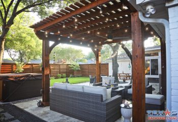 Attached Cedar Pergola