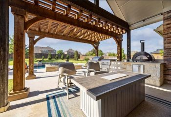 Attached Cedar Pergola