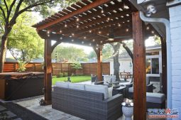 Attached Cedar Pergolas