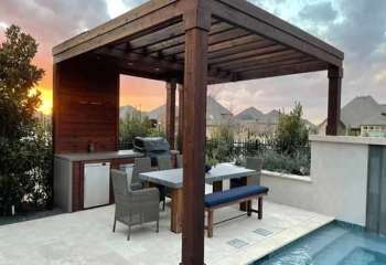 Detached Cedar Pergola