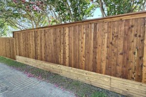 Treated Pine Retaining Wall