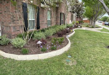 Austin Stone Flower Bed Border Lewisville, TX