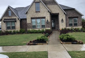 Stone Flower Bed Border Dallas, TX