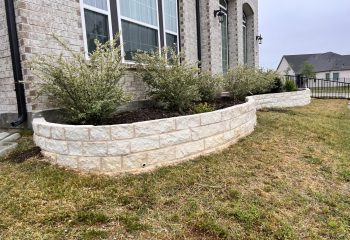 Austin Stone Flower Bed Border Parker, TX