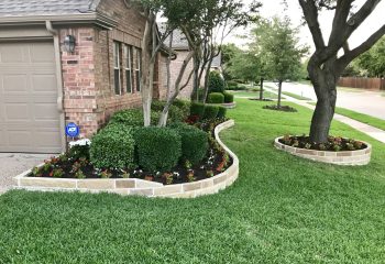 Milsap Stone Flower Bed Border Allen, TX