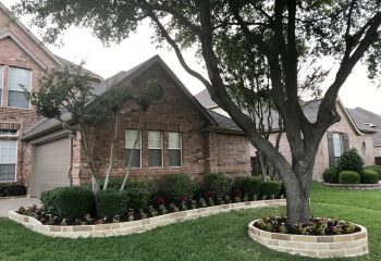 Milsap Stone Flower Bed Border Allen, TX