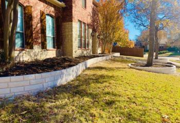 Austin Stone Flower Bed Border McKinney, TX