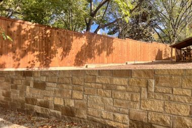 Stone Retaining Wall in Carrollton, TX