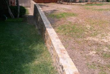 Stone Retaining Wall in  Frisco, TX