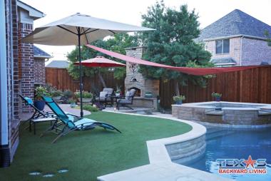 Synthetic Grass Yard in Prosper, TX