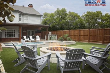 Synthetic Grass Yard in Plano, TX