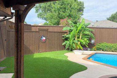 Synthetic Grass Yard in McKinney, TX
