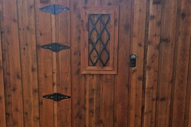 Cedar Gate with Insert in Lewisville, TX