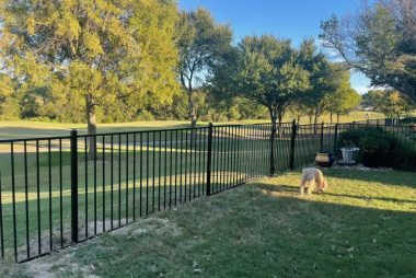 Galvanised Steel Fence in McKinney, TX